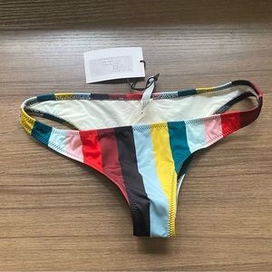 Solid and Striped Bikini Bottoms